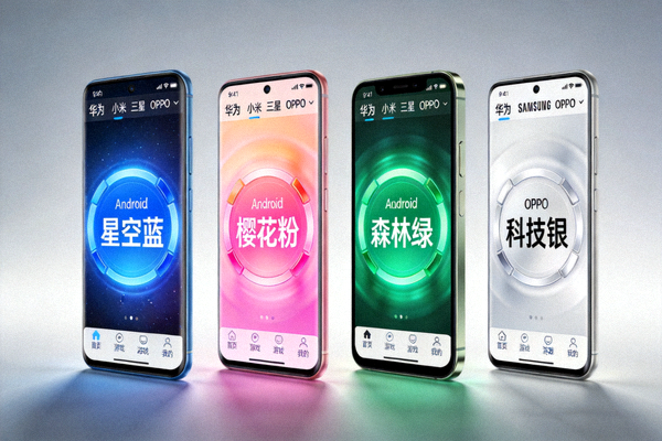 PG娱乐Android应用在多种品牌手机上的展示效果 - 突出其兼容性与个性化主题